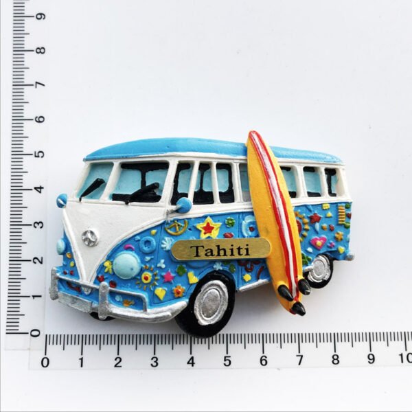French Tahiti Travel Souvenirs Resin Painted Crafts Magnetic Fridge Magnets - Image 21