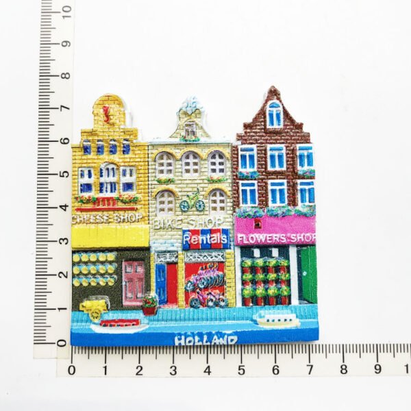 Uv 3d Printed Magnets Fridge Magnets Travel Souvenir Gift For Amsterdam Netherlands - Image 3