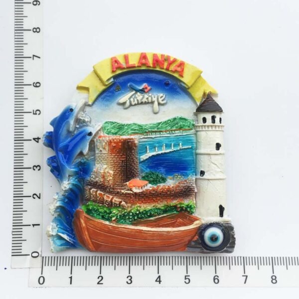 Türkiye Travel Souvenir Decorative Crafts Home Decorations Resin Painted Magnet Fridge Magnets - Image 22