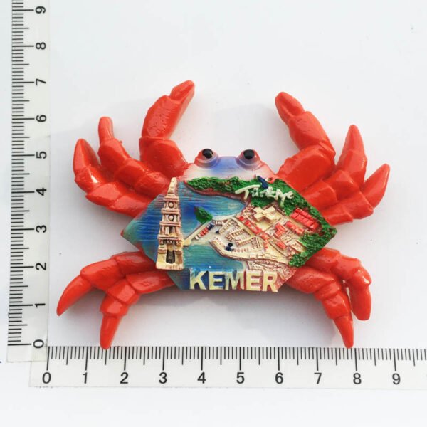 Türkiye Travel Souvenir Decorative Crafts Home Decorations Resin Painted Magnet Fridge Magnets - Image 19