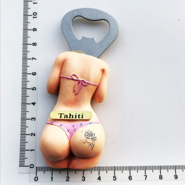 French Tahiti Travel Souvenirs Resin Painted Crafts Magnetic Fridge Magnets - Image 17