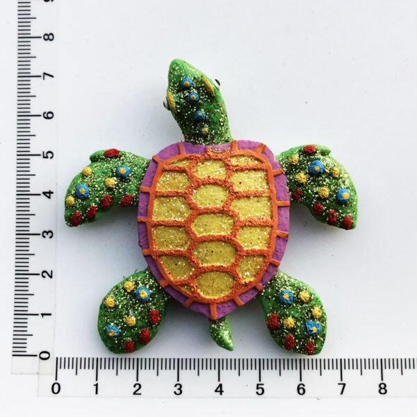 French Tahiti Travel Souvenirs Resin Painted Crafts Magnetic Fridge Magnets - Image 4