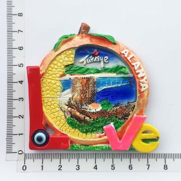 Türkiye Travel Souvenir Decorative Crafts Home Decorations Resin Painted Magnet Fridge Magnets - Image 6