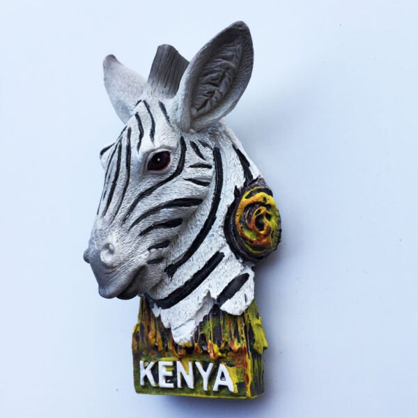 Kenya Humanistic Three-Dimensional Animal Travel Souvenir Gift Resin Craft Refrigerator Magnet - Image 12