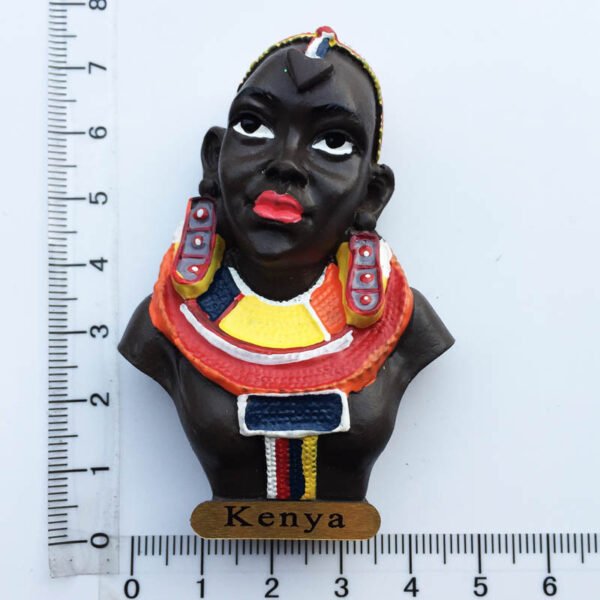 Kenya Humanistic Three-Dimensional Animal Travel Souvenir Gift Resin Craft Refrigerator Magnet - Image 8