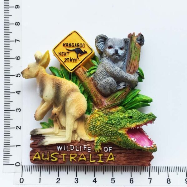 Australia Travel Souvenir Decorative Crafts Resin Painted Magnet Fridge Magnets - Image 17