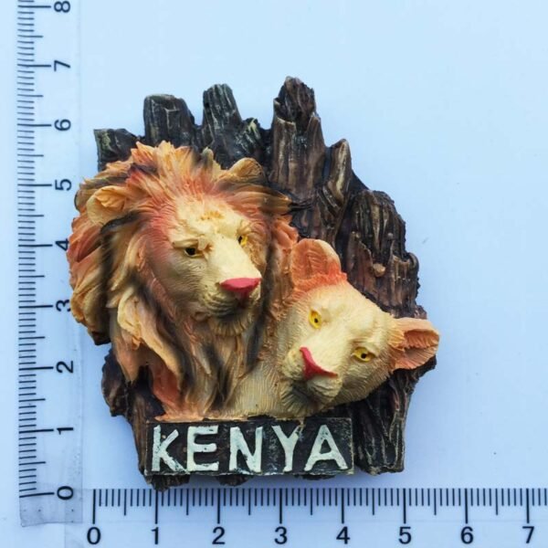Kenya Humanistic Three-Dimensional Animal Travel Souvenir Gift Resin Craft Refrigerator Magnet - Image 7