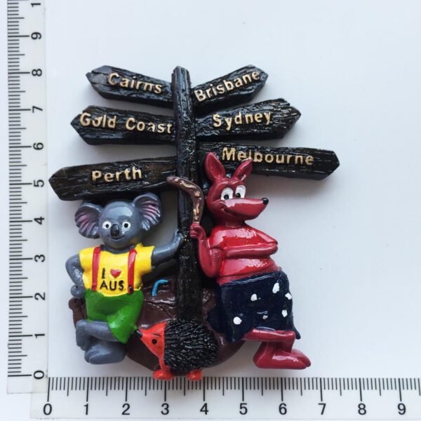 Australia Travel Souvenir Decorative Crafts Resin Painted Magnet Fridge Magnets - Image 20