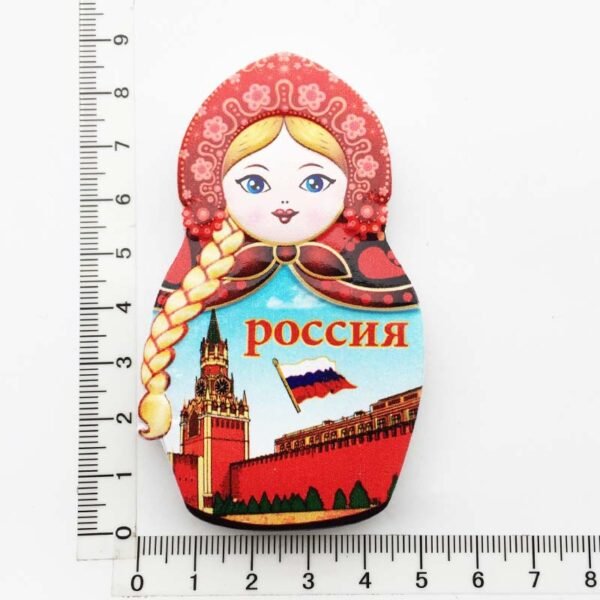 Russia Creative Travel Souvenir Gift Resin Magnet Nesting Doll Fridge Magnets - Image 6