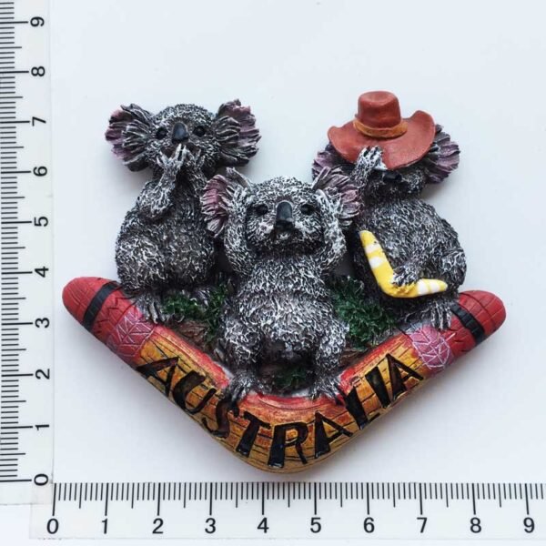 Australia Travel Souvenir Decorative Crafts Resin Painted Magnet Fridge Magnets - Image 29