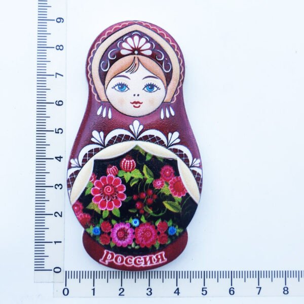 Russia Creative Travel Souvenir Gift Resin Magnet Nesting Doll Fridge Magnets - Image 5