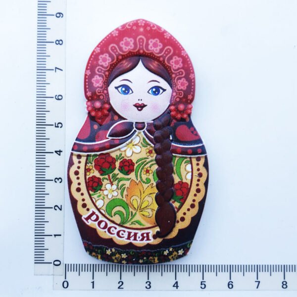 Russia Creative Travel Souvenir Gift Resin Magnet Nesting Doll Fridge Magnets - Image 4
