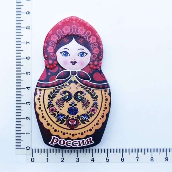 Russia Creative Travel Souvenir Gift Resin Magnet Nesting Doll Fridge Magnets - Image 3