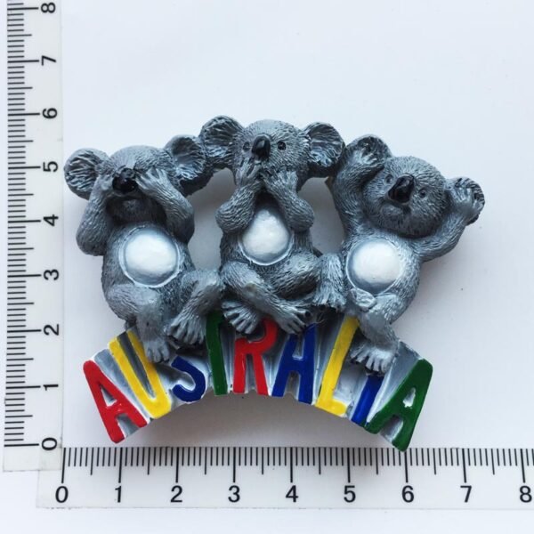 Australia Travel Souvenir Decorative Crafts Resin Painted Magnet Fridge Magnets - Image 25