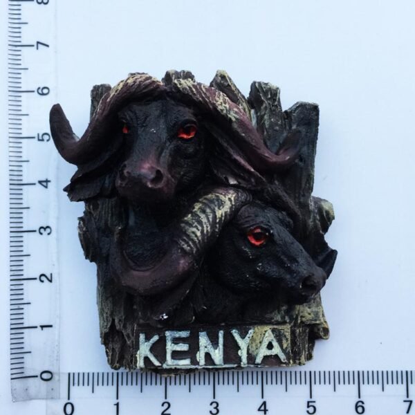 Kenya Humanistic Three-Dimensional Animal Travel Souvenir Gift Resin Craft Refrigerator Magnet - Image 9