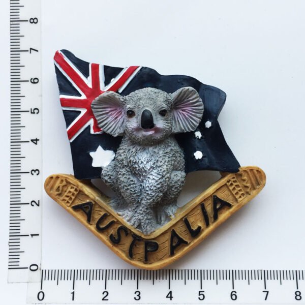 Australia Travel Souvenir Decorative Crafts Resin Painted Magnet Fridge Magnets - Image 9