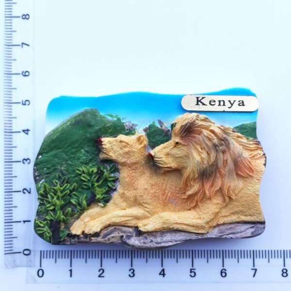 Kenya Humanistic Three-Dimensional Animal Travel Souvenir Gift Resin Craft Refrigerator Magnet - Image 21