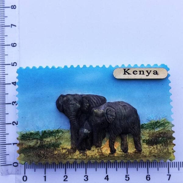 Kenya Humanistic Three-Dimensional Animal Travel Souvenir Gift Resin Craft Refrigerator Magnet - Image 22