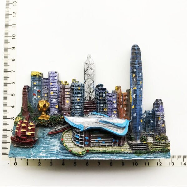 Wholesale Tourist Cities Refrigerator Magnets Creative Personalized Three-Dimensional Domestic Attractions Souvenirs Magnetic Fridge Magnets Decoration - Image 26