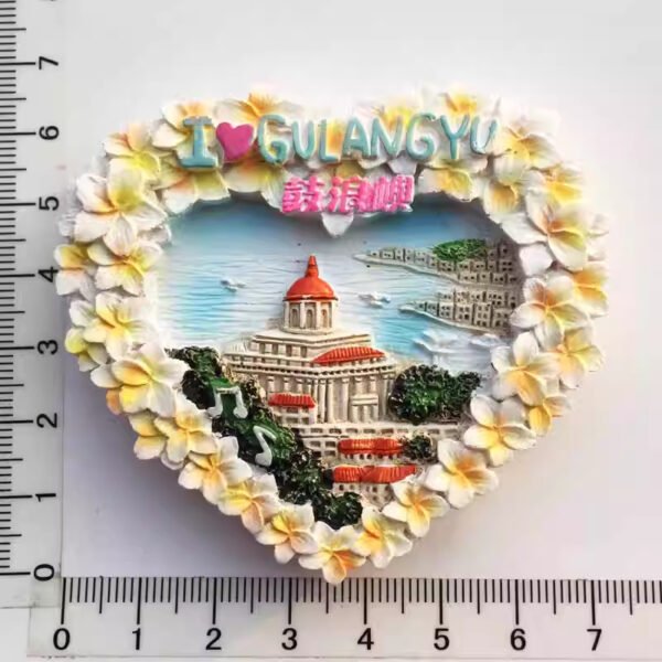 Wholesale Tourist Cities Refrigerator Magnets Creative Personalized Three-Dimensional Domestic Attractions Souvenirs Magnetic Fridge Magnets Decoration - Image 2