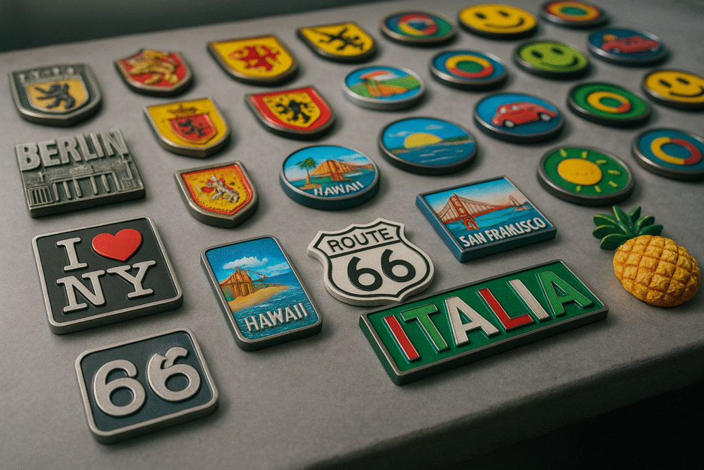 Bulk customized fridge magnets for tourist attractions