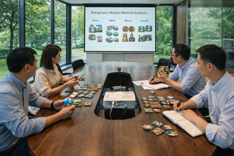 Analysis of refrigerator magnets in meeting