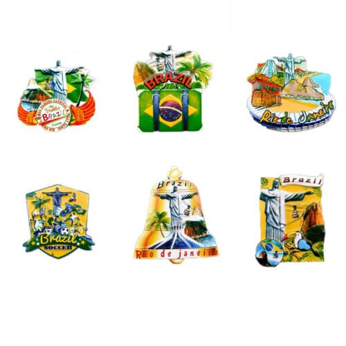 Brazil Custom Fridge Magnets Travel Souvenir Gifts