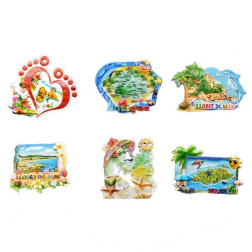 PVC Custom Fridge Magnets Travel Island Souvenir Gifts