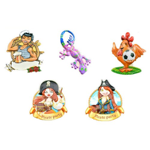 Custom PVC Creative Refrigerator Magnets Anime Style Character Souvenirs