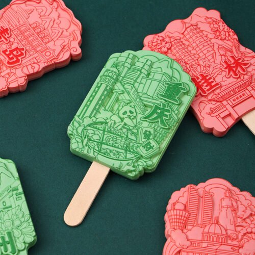 Ice Cream Refrigerator Magnets, Resin Ice Cream Magnetic Stickers, Creative Tourist Souvenirs